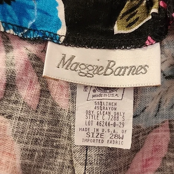 MAGGIE BARNES Floral skirt 28W - Picture 6 of 8